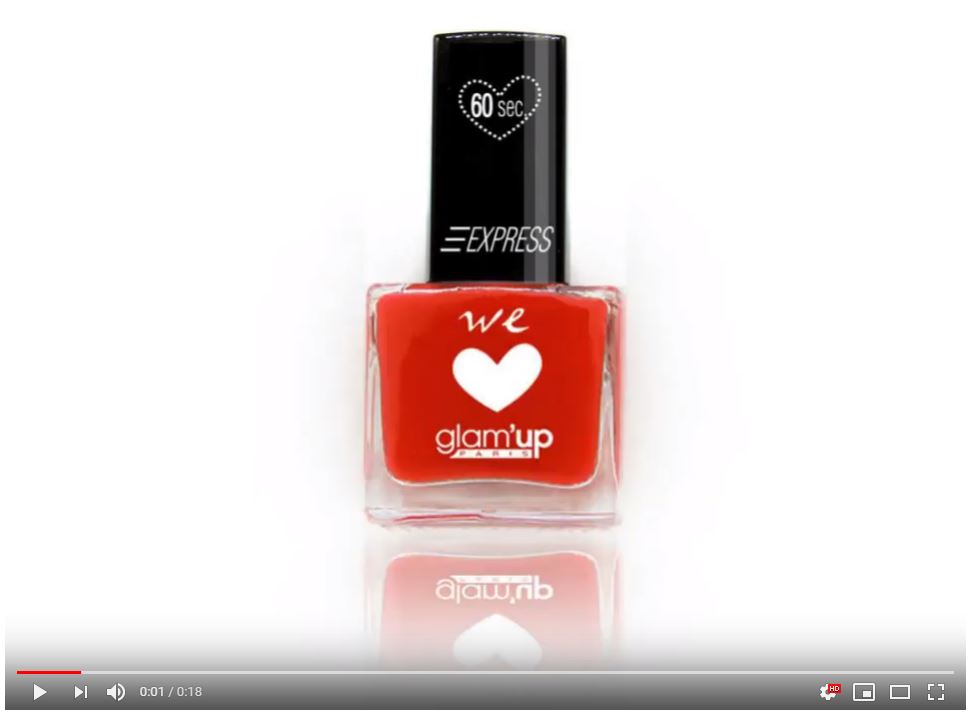 You are currently viewing VERNIS We ♥ Glam’Up SECHAGE EXPRÉSS 60 ‘‘